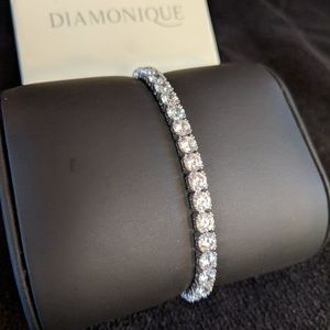 Diamonique CZ Tennis Bracelet in .925 Silver